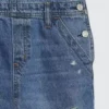 Abito a salopette in denim per bambini