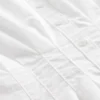 Abito camicia midi in popeline con vita stretta
