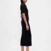 Abito cardigan midi CashSoft con collo a costine