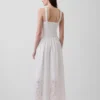 Abito lungo a corsetto con allacciatura