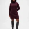 Abito maglione a collo alto in punto Pointelle CashSoft