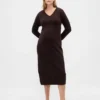 Abito maglione premaman CashSoft con scollo a V