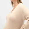 Abito maglione premaman CashSoft con scollo a V