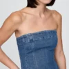 Abito midi in denim
