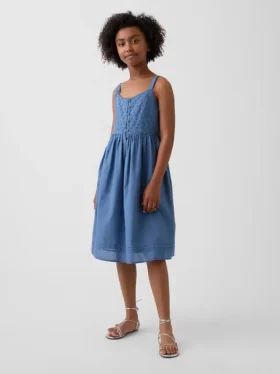 Abito midi senza maniche per bambini