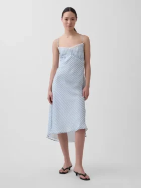Abito sottoveste midi a quadretti