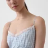 Abito sottoveste midi a quadretti