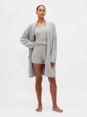 Accappatoio comodo in bouclé CashSoft