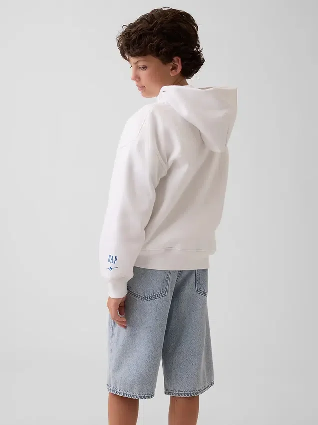 Acquista la felpa con cappuccio Blue Kids Vintagesoft dalla vestibilità comoda