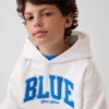 Acquista la felpa con cappuccio Blue Kids Vintagesoft dalla vestibilità comoda