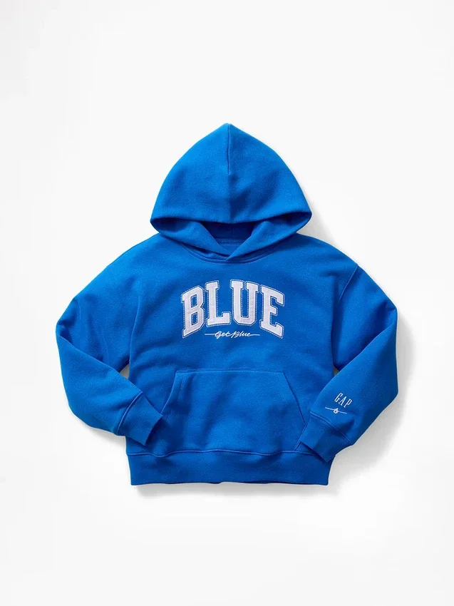 Acquista la felpa con cappuccio Blue Kids Vintagesoft dalla vestibilità comoda