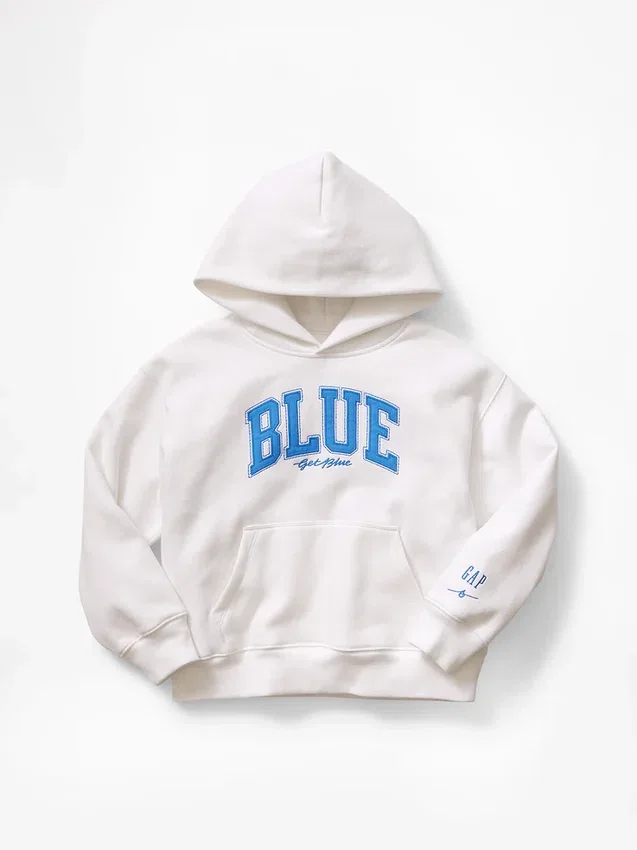 Acquista la felpa con cappuccio Blue Kids Vintagesoft dalla vestibilità comoda