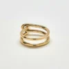 Anello Admiral Row con doppio nodo dorato