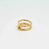 Anello Admiral Row con doppio nodo dorato