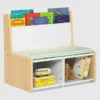 Angolo lettura per bambini con panca imbottita