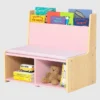 Angolo lettura per bambini con panca imbottita