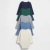 Baby First Favorites: body con tasca in maglia a nido d’ape Softspun (confezione da 5)