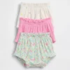 Baby First Favorites: pantaloncini con volant in maglia a coste sottili (confezione da 3)