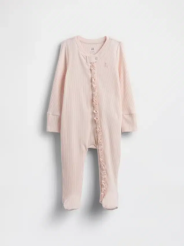 Baby First Favorites: tutina con piedini a costine sottili