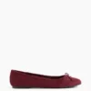 Ballerine in pelle scamosciata vegana