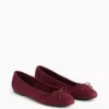 Ballerine in pelle scamosciata vegana