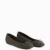 Ballerine in pelle scamosciata vegana