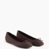 Ballerine in pelle scamosciata vegana