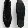 Ballerine in pelle scamosciata vegana