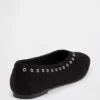 Ballerine in pelle scamosciata vegana