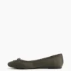 Ballerine in pelle scamosciata vegana