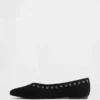 Ballerine in pelle scamosciata vegana