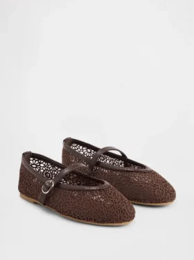 Ballerine Mary Jane all’uncinetto per bambini