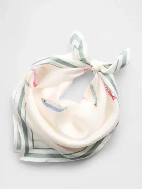 Bandana oversize in 100% seta