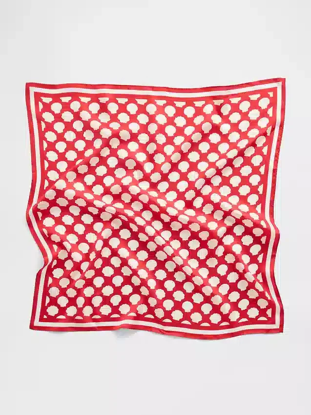 Bandana oversize in 100% seta