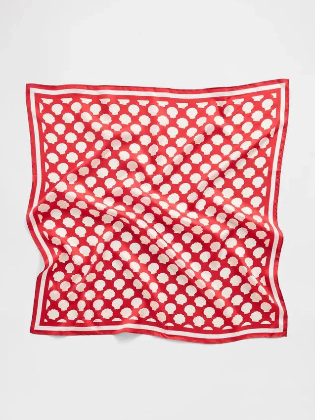Bandana oversize in 100% seta