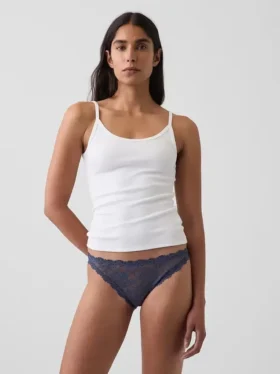 Bikini cheeky in pizzo