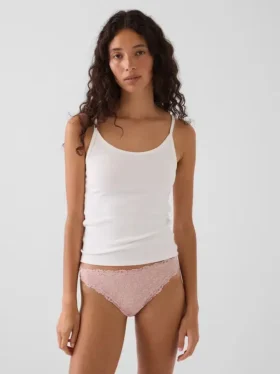 Bikini cheeky in pizzo