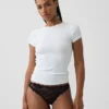 Bikini cheeky in pizzo
