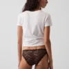 Bikini cheeky in pizzo
