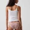 Bikini cheeky in pizzo