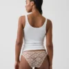 Bikini cheeky in pizzo