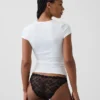 Bikini cheeky in pizzo