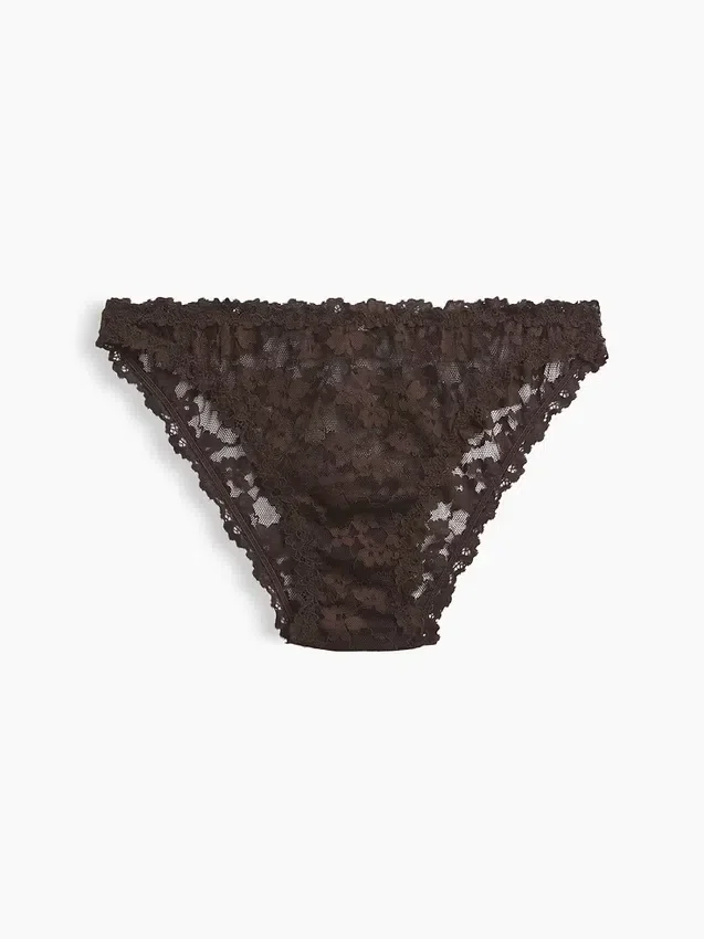 Bikini cheeky in pizzo