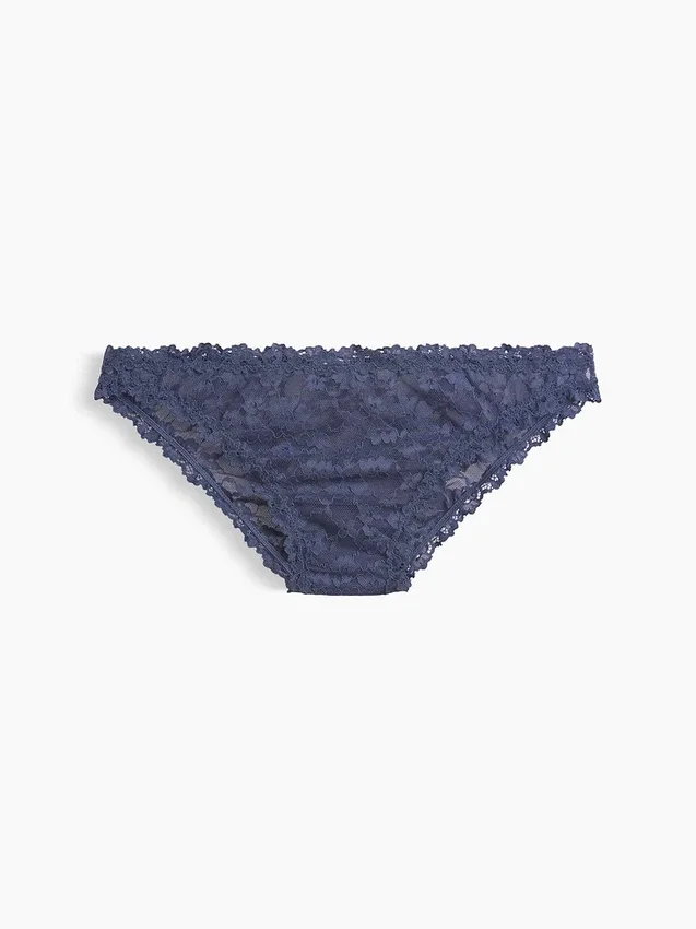 Bikini cheeky in pizzo