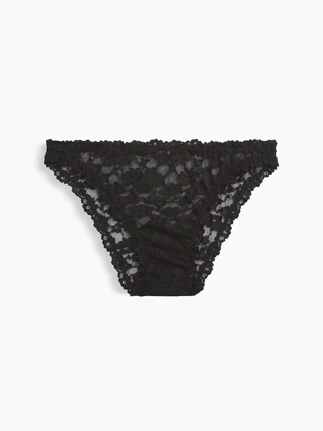 Bikini cheeky in pizzo