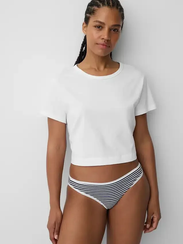 Bikini in cotone biologico elasticizzato
