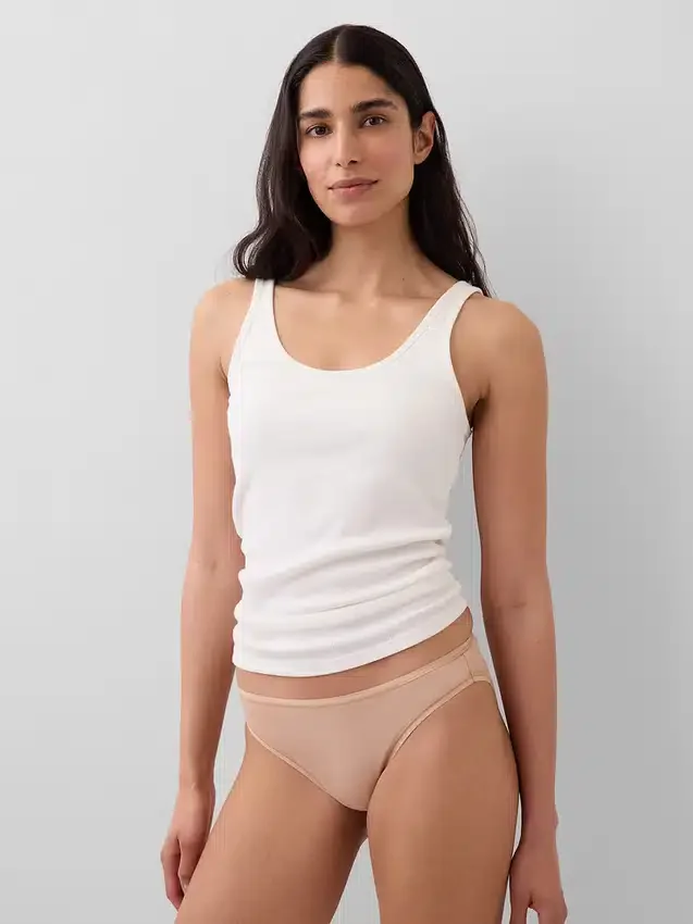 Bikini in cotone biologico elasticizzato