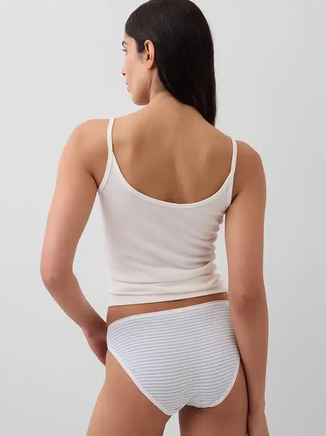 Bikini in cotone biologico elasticizzato