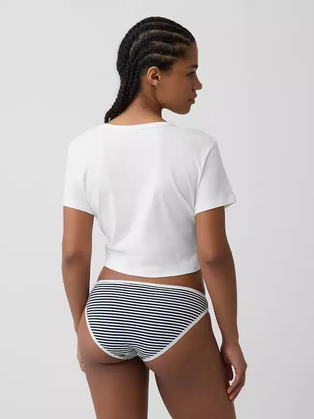 Bikini in cotone biologico elasticizzato