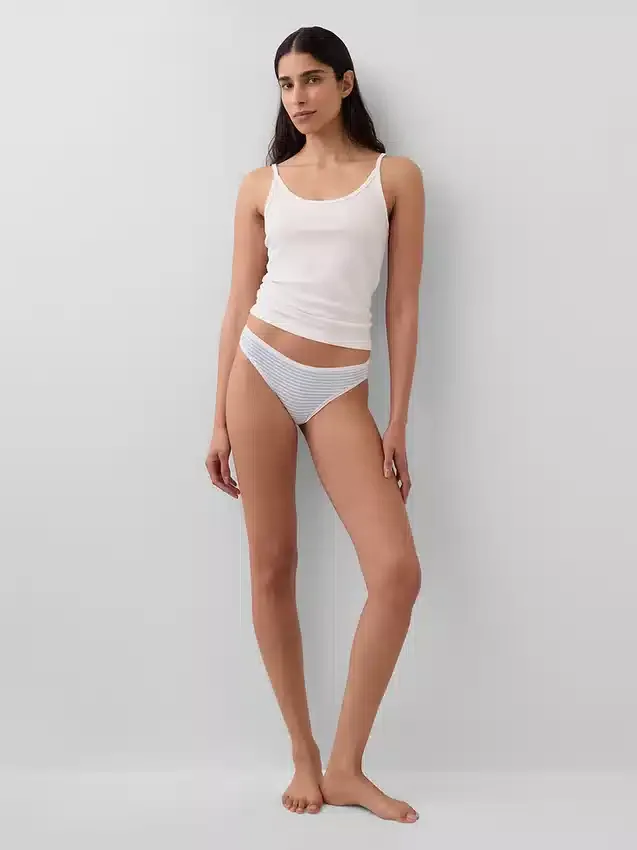 Bikini in cotone biologico elasticizzato